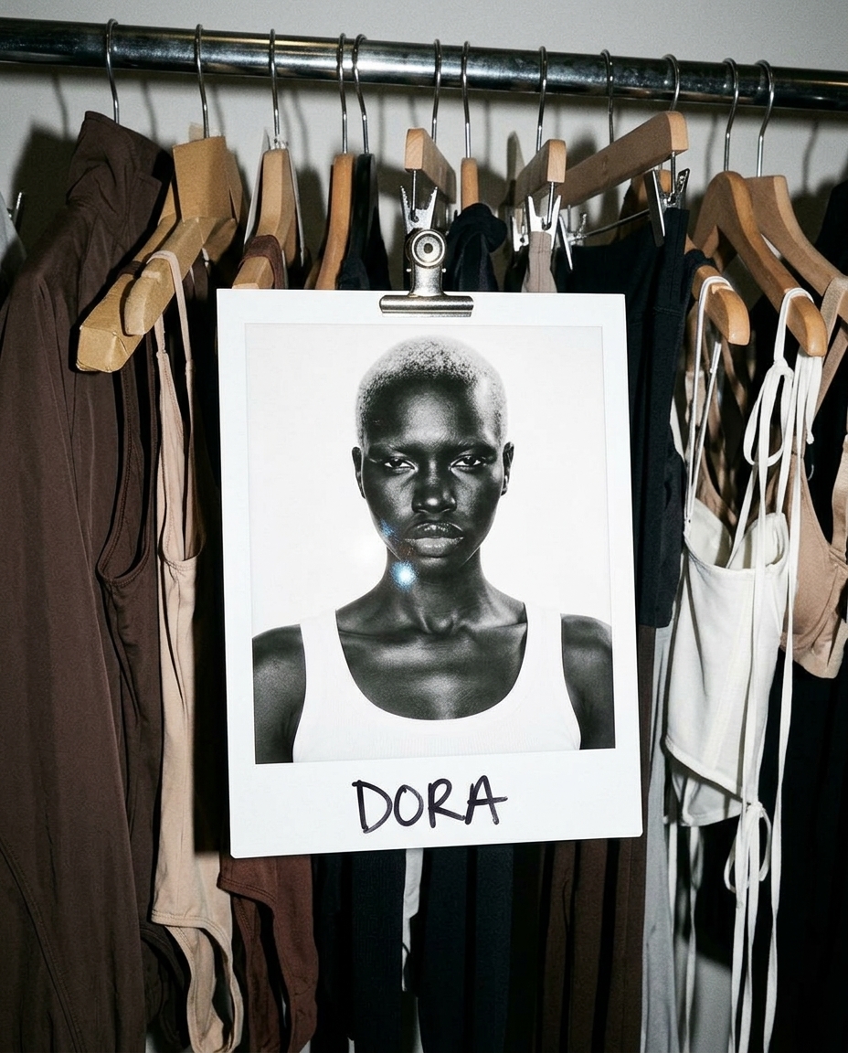 D0RA digital fashion model - community campaign work