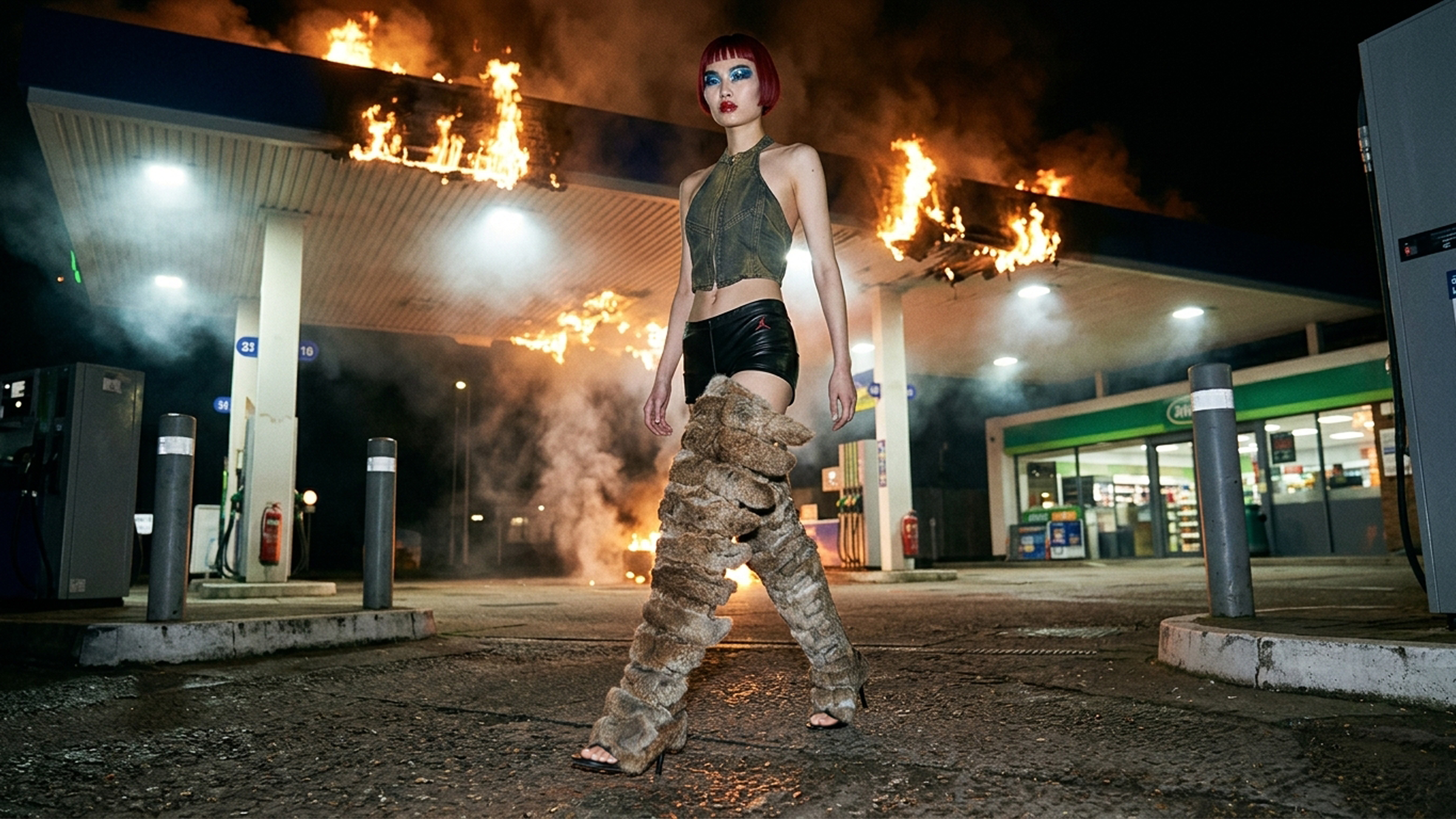NA0M1 digital fashion model - community campaign work